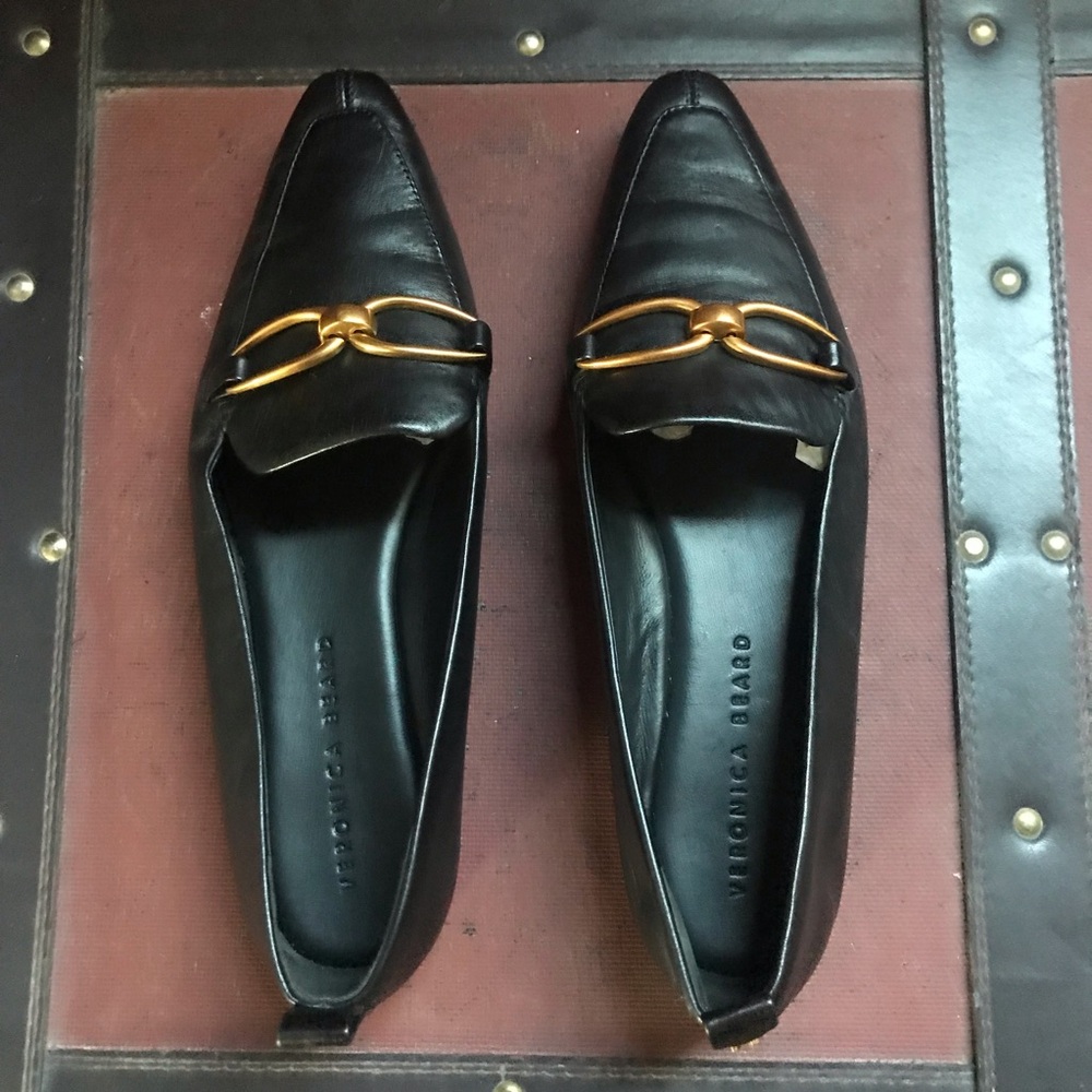 Veronica Beard Champlain Chain Black Leather Loaf… - image 4